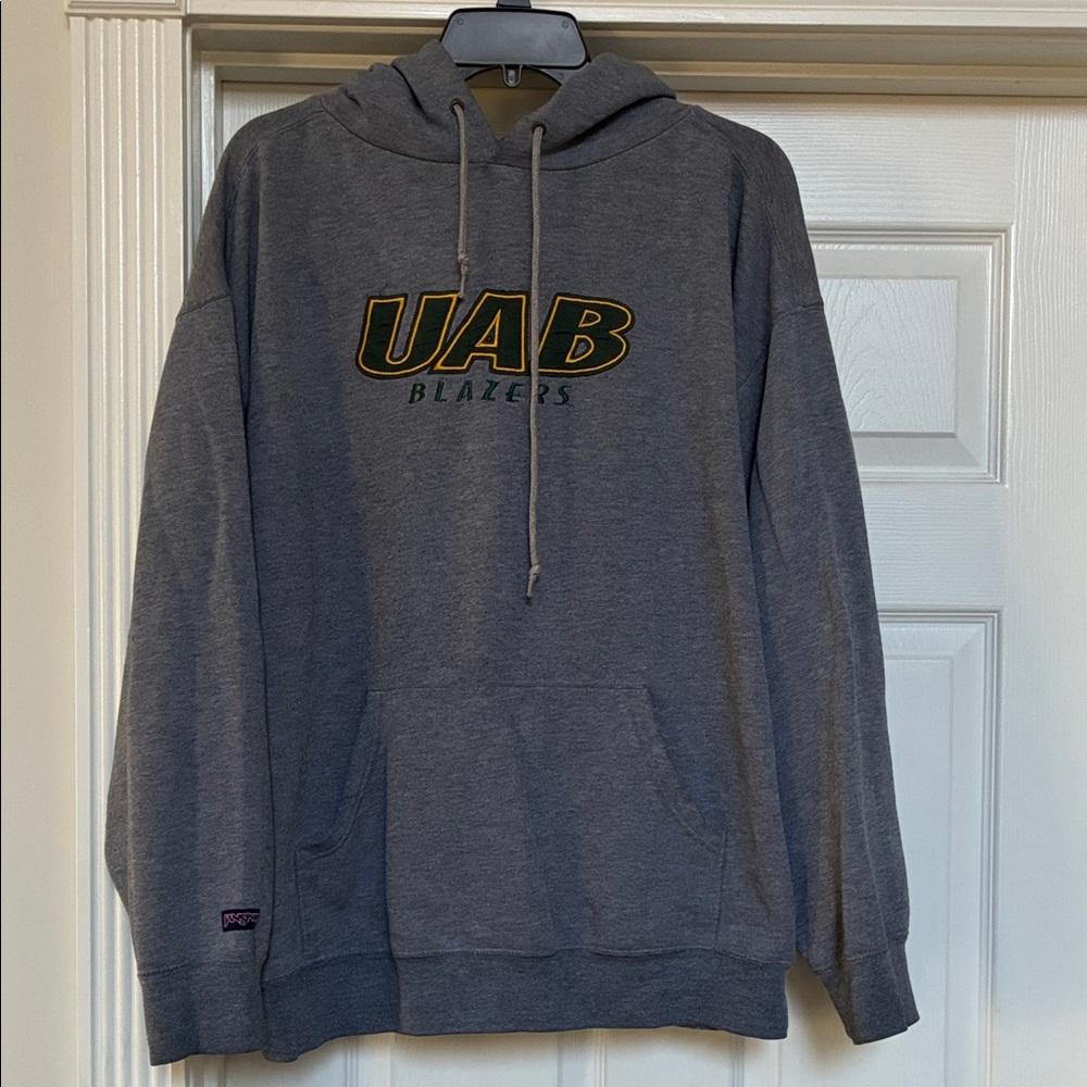 Vintage Gray UAB Blazers Hoodie